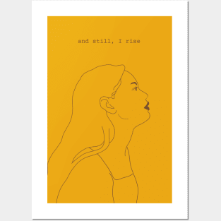 Art #4: aesthetic: and still, I rise Posters and Art